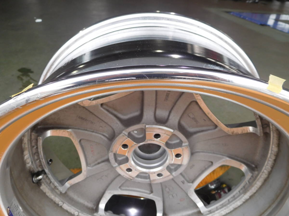 ☆ワーク・ユーロライン8.5J/9.5J×R19☆カットクリア４本セット深リム☆_10