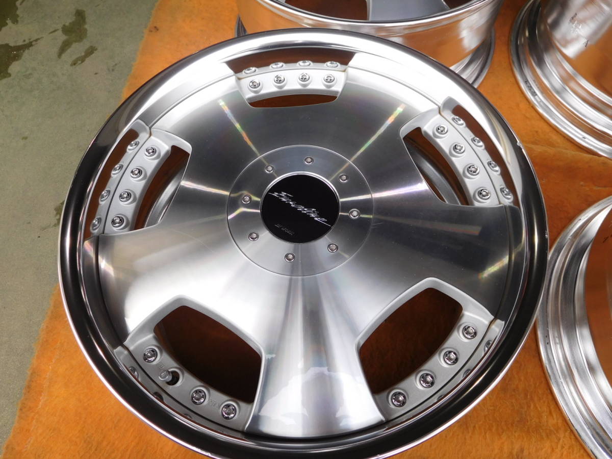 ☆ワーク・ユーロライン8.5J/9.5J×R19☆カットクリア４本セット深リム☆_2