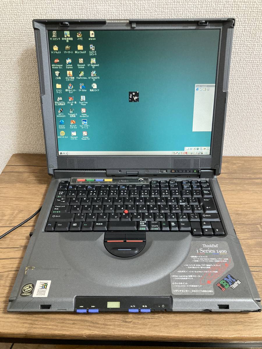 1円~スタート】激レア IBM ThinkPad i Series 1400 Windows98モデル