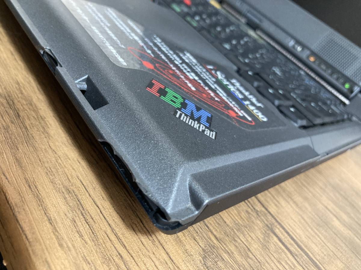 1円~スタート】激レア IBM ThinkPad i Series 1400 Windows98モデル