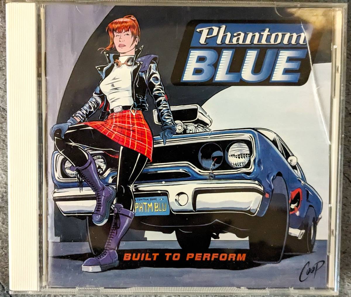 【同梱可】PHANTOM BLUE / BUILT TO PERFORM　ファントムブルー　国内盤　ケース前面上部右側にヒビあり（写真を参照ください）_1