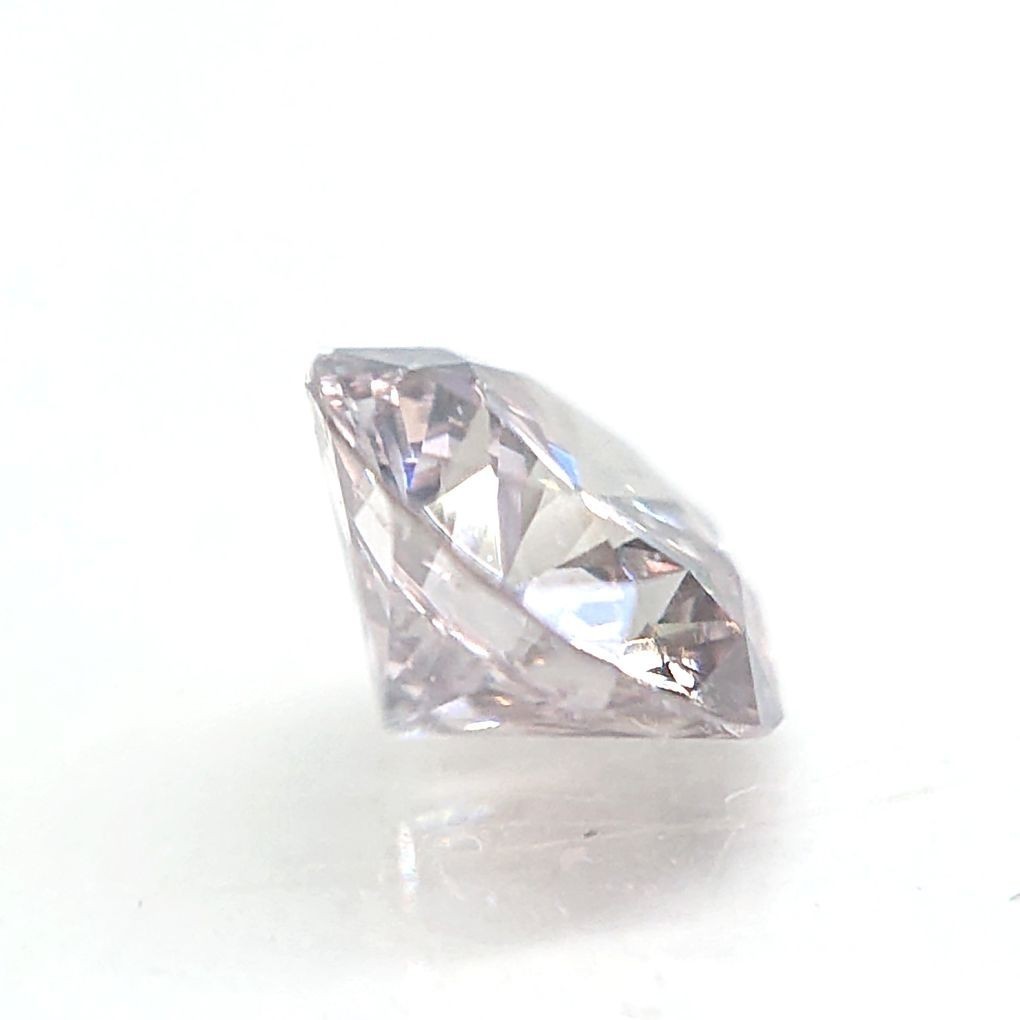 天然 0.162ct ピンク ダイヤモンド Natural untreated 0.162ct Fancy Light Brownish Purple Pink I1 ルース 裸石_4