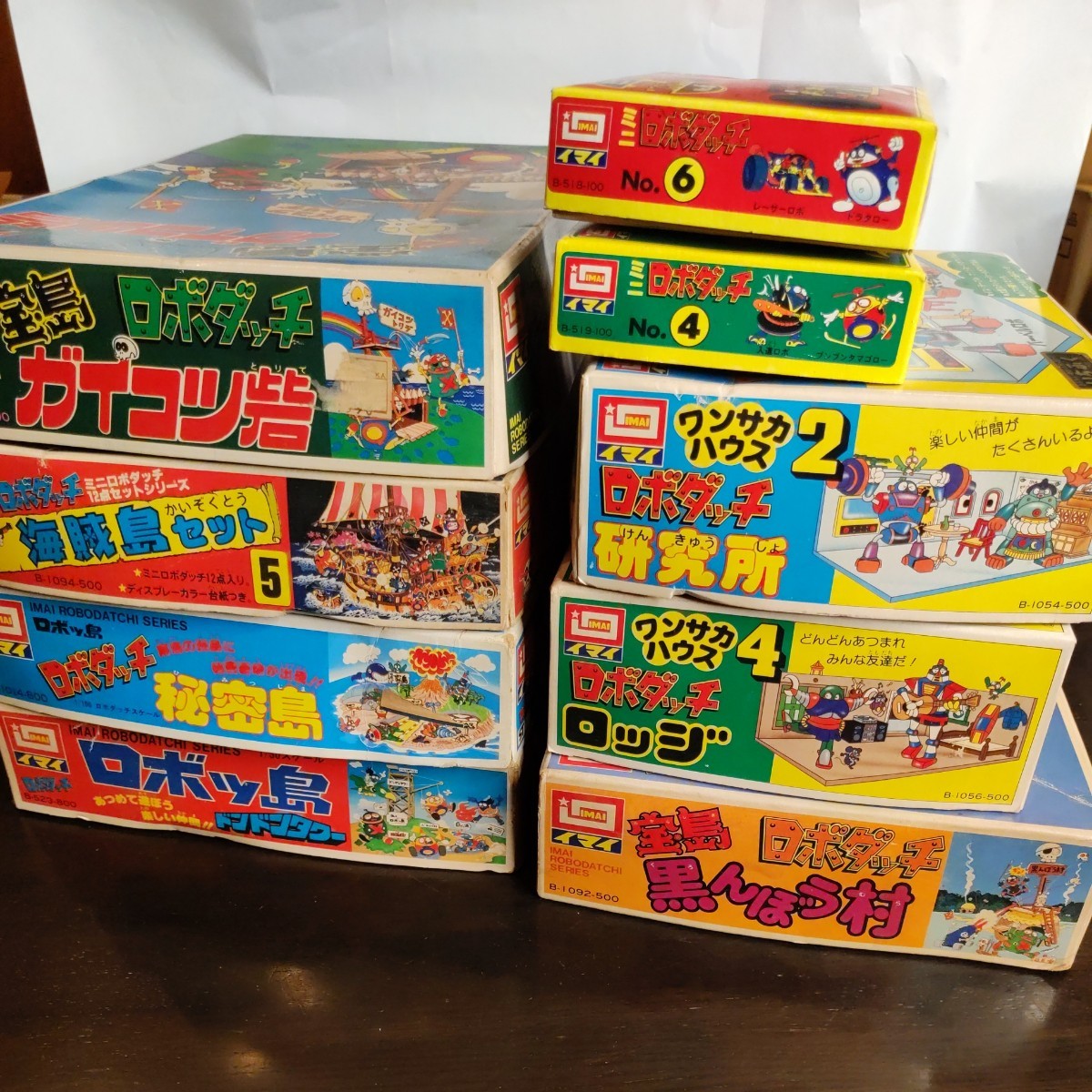 82【空箱のみ】 イマイ ロボダッチ 空箱9点セット プラモデル 当時物  