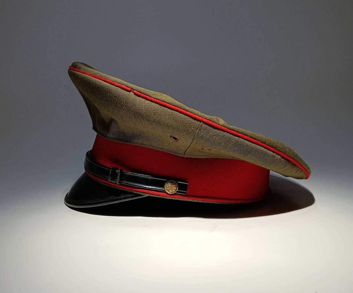 旧日本軍 大日本帝国 陸軍 四五式 軍帽 帽子 当時物 貴重希少品(帽子