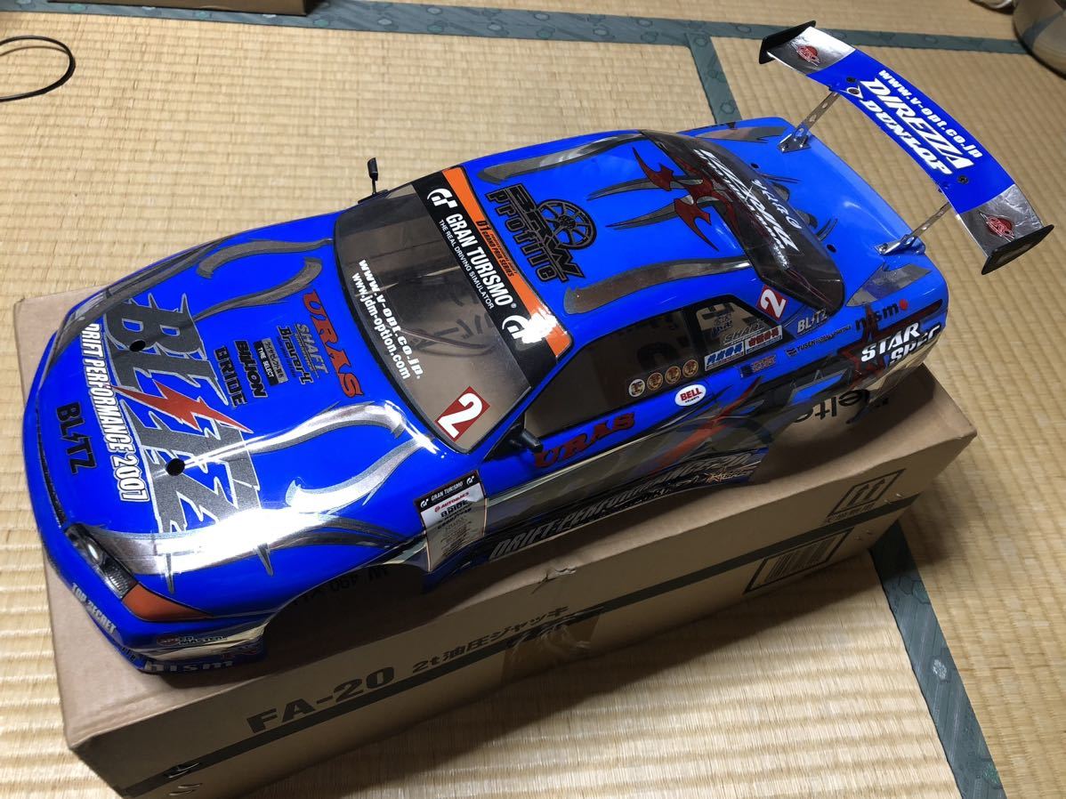 HPI? ヨコモ？ ラジコンボディ R32GT-R スカイライン ドリラジ 電飾