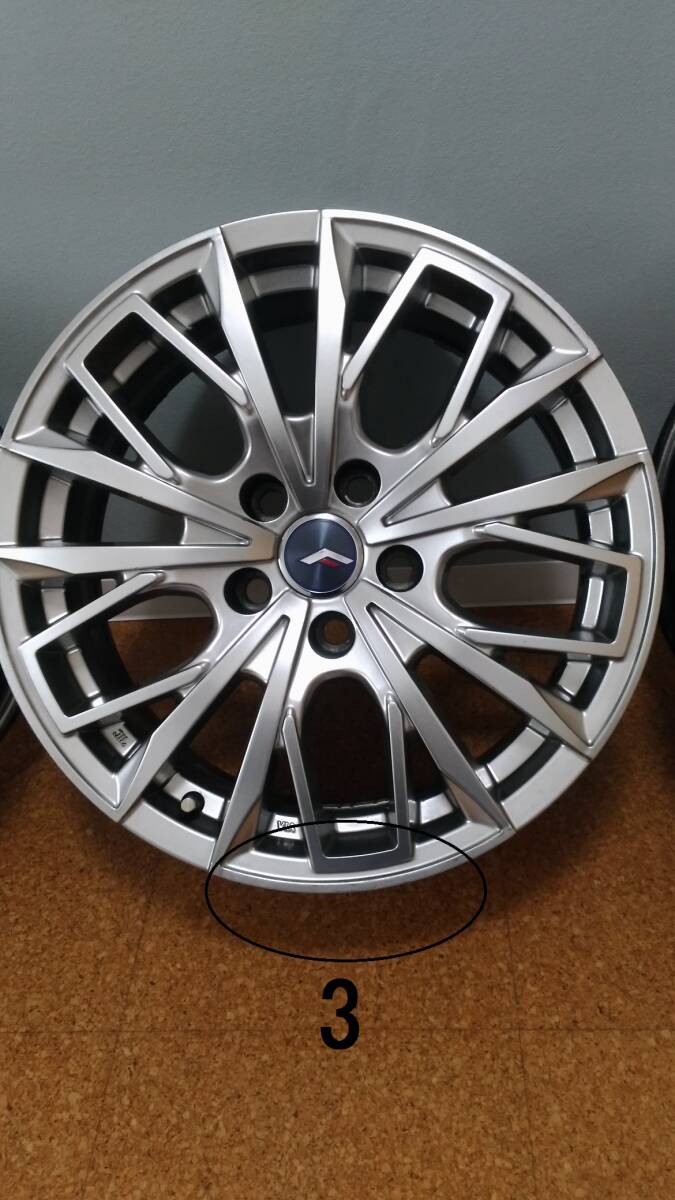 レアマイスター L-Fファースト 17インチ７J+35 114,3 4本_4