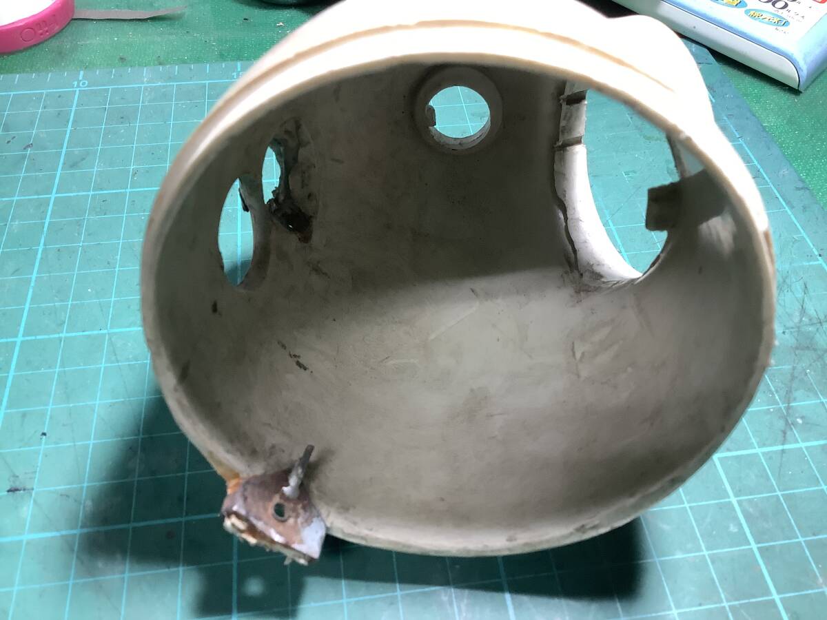 リトルホンダp25後期用　樹脂製ヘッドライトケース　当時もの_3
