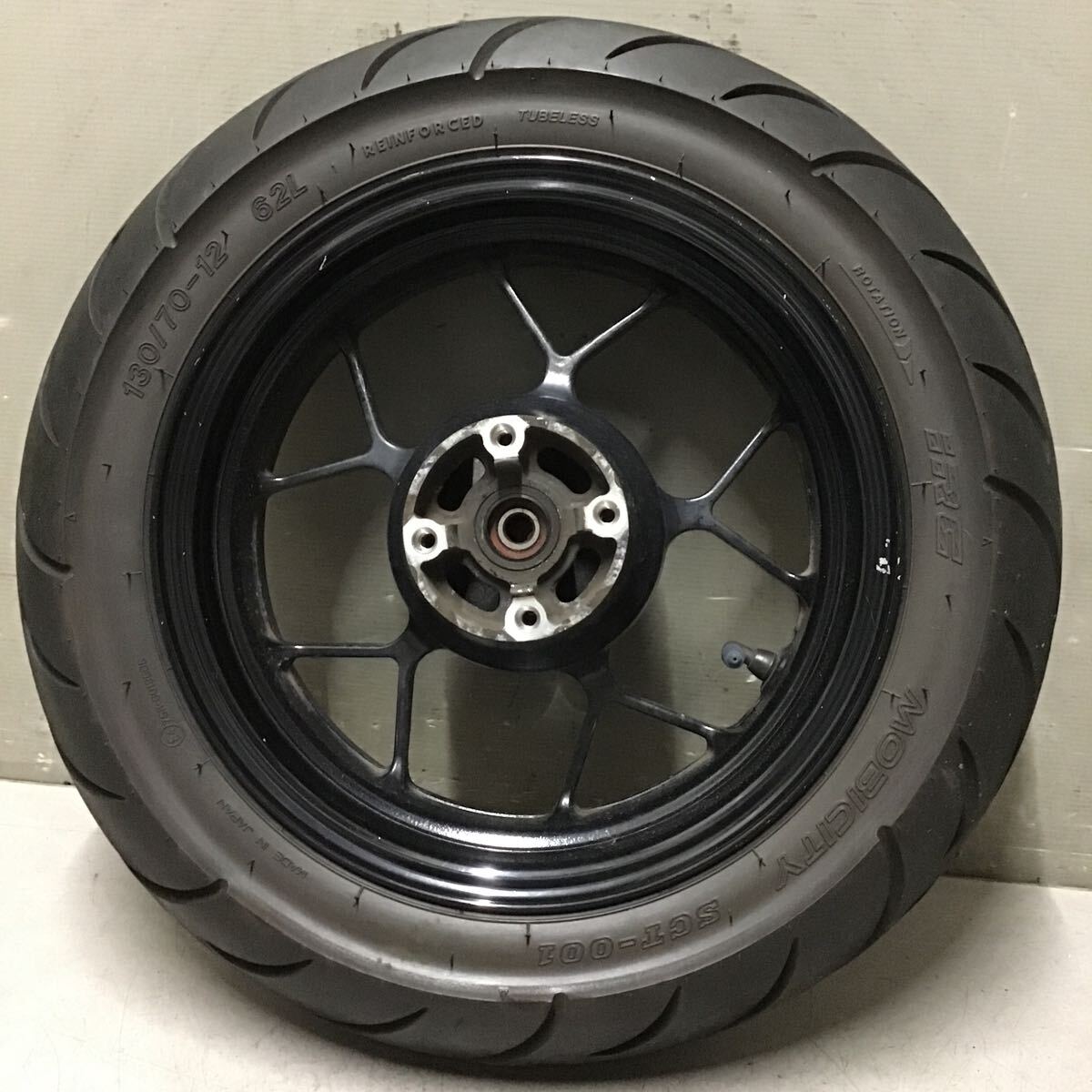 t9-1 ホンダ グロム JC61 リアホイール タイヤ セット 純正部品 動作
