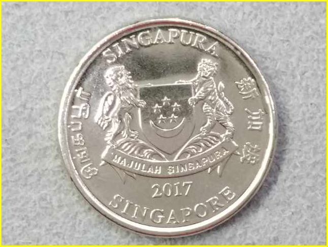 4924【シンガポール】20セント 硬貨 古銭 300枚 4924【シンガポール