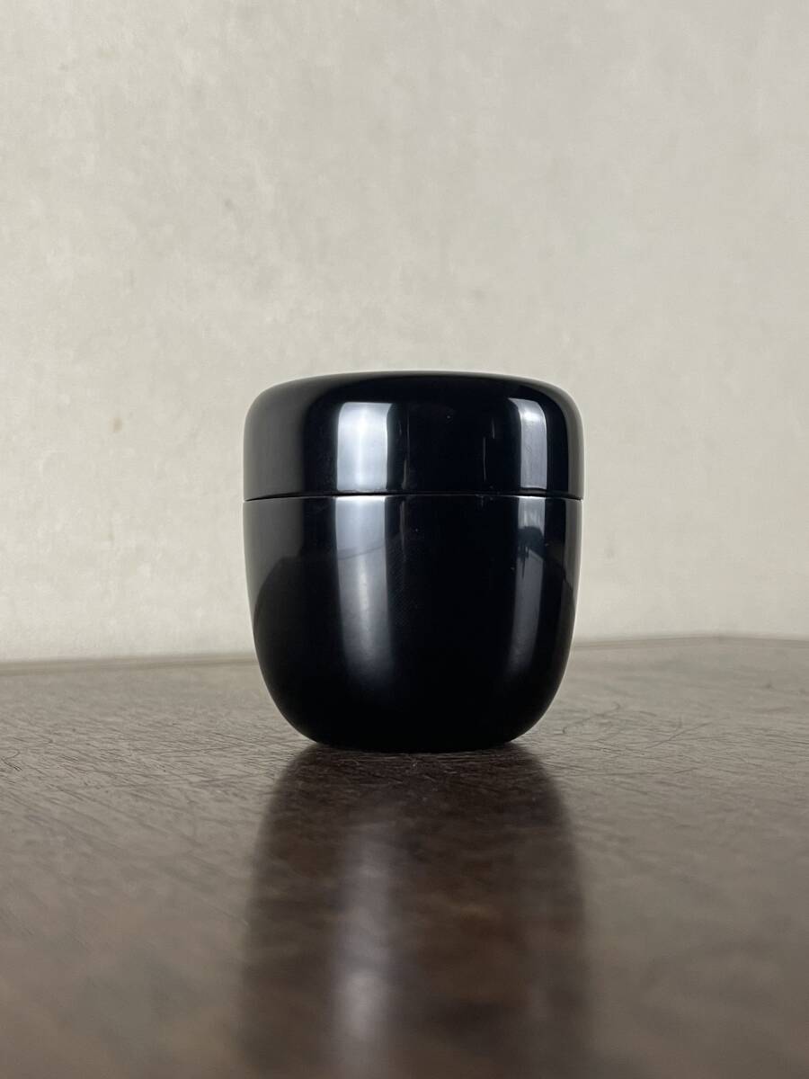 蒔絵師【宮田宗景】作 七宝蒔絵 中棗 金彩 螺鈿細工 茶道具 木製漆器