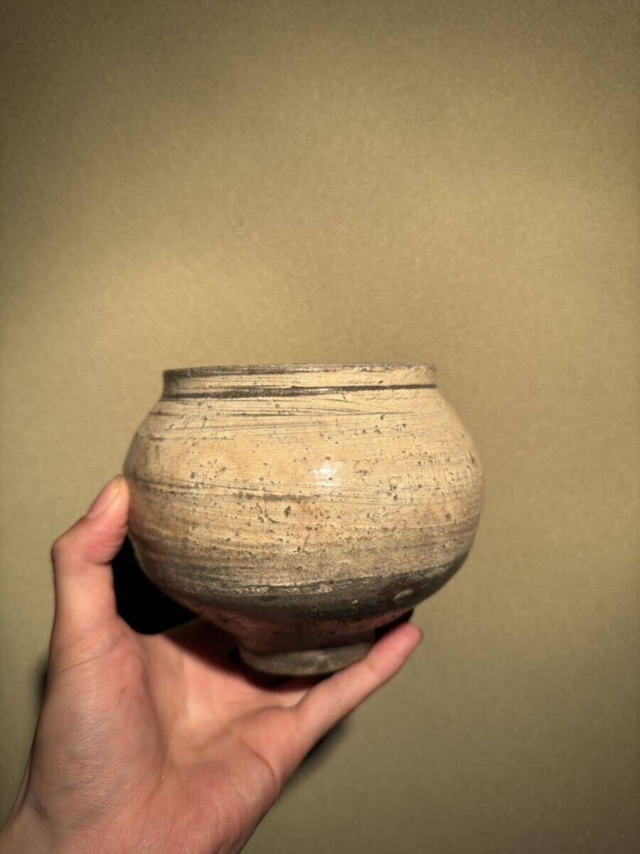 李朝 鶏龍山 刷毛目壺 】高麗青磁 分院 水滴 李朝家具 古唐津 古