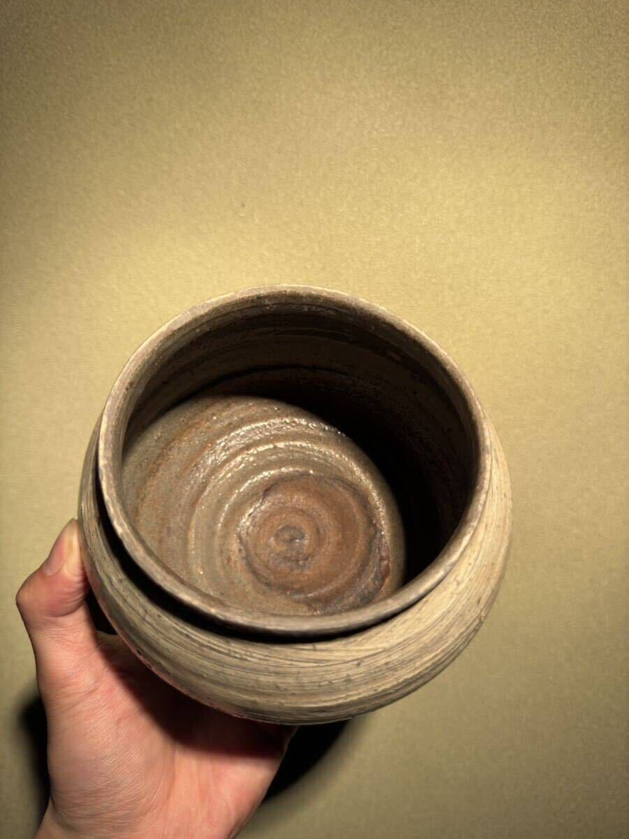 李朝 鶏龍山 刷毛目壺 】高麗青磁 分院 水滴 李朝家具 古唐津 古