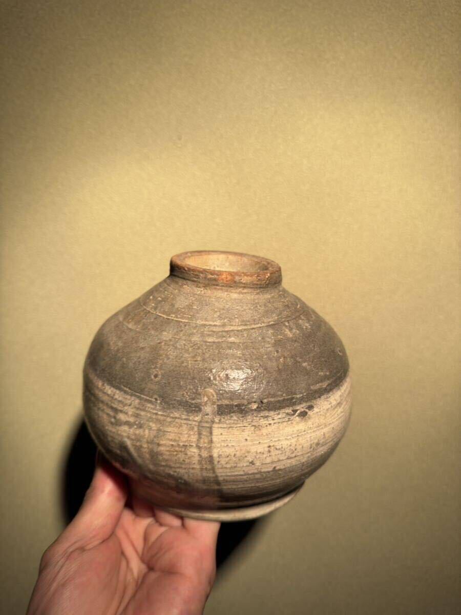 李朝 鶏龍山 刷毛目壺 】高麗青磁 分院 水滴 李朝家具 古唐津 古