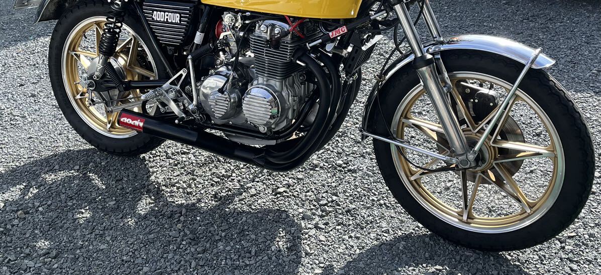 セブンスター4フォア用 タイヤ付き キャストcb400t cb400n ホーク CB400F セブンスターキャスト ホイール CB400Four ヨンフォア CB250T