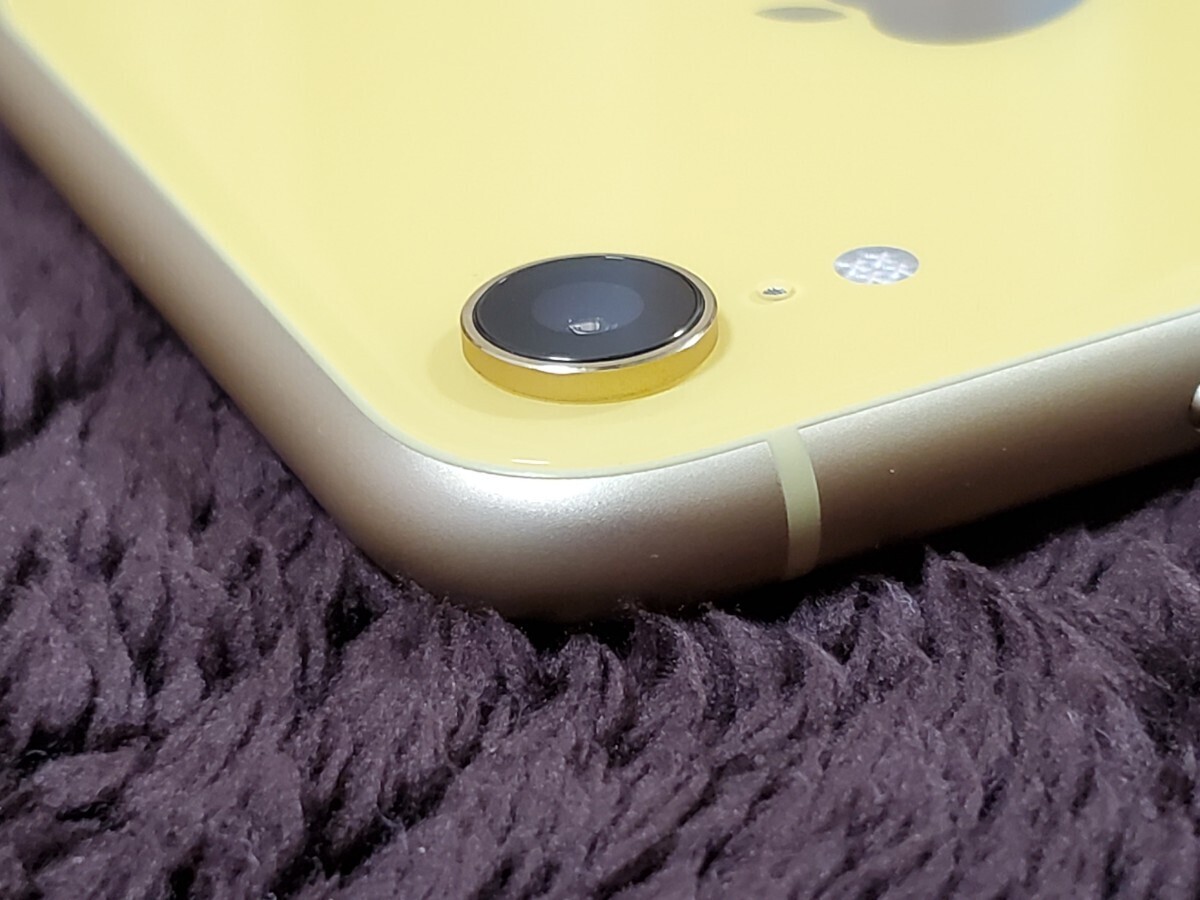 バッテリー93％★美品★送料込★ドコモ iPhone XR 64GB イエロー★SIMフリー★ケースおまけ_7