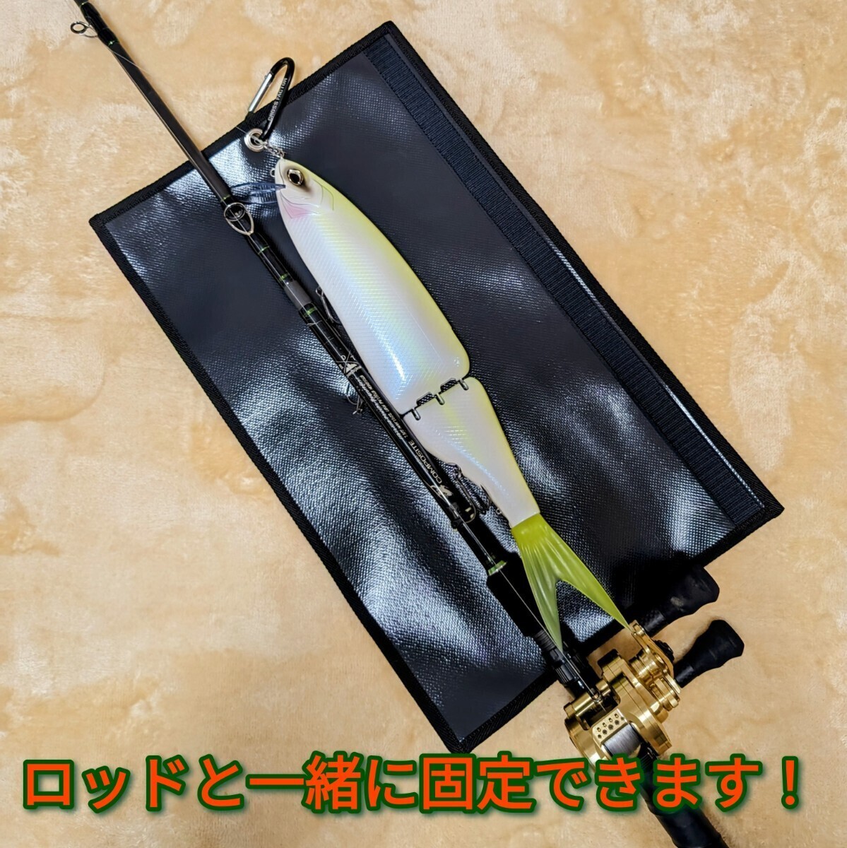 DRT KLASH FRENZY Queen ビックベイト収納バック付き オリジナル DRT クラッシュフレンジー 対応 ルアーケース ルアーラップ