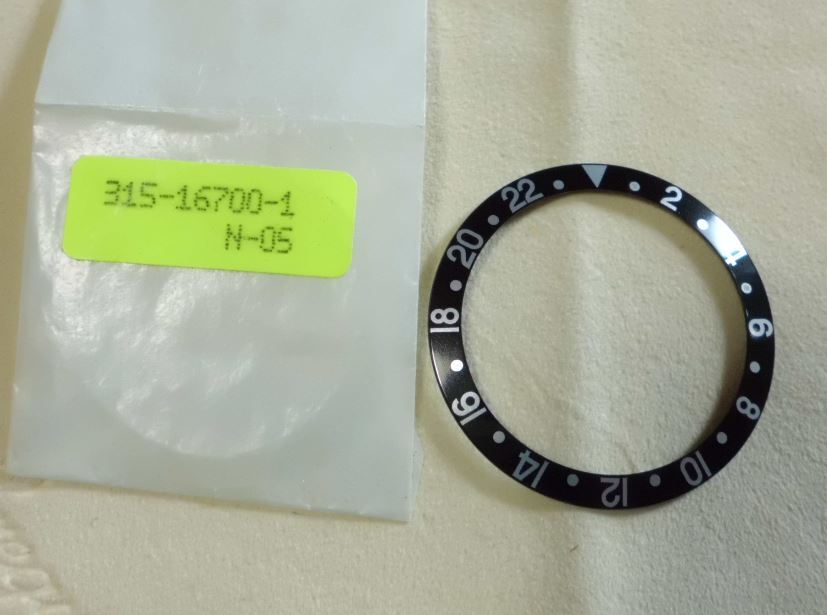 新品 ベゼルディスク ベゼルインサート Ref.16700 16710 等 跳ね ヒゲ NEW_1