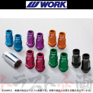 即納 WORK ワーク 軽量 レーシングナット レッド M12 x P1.5 240019 (979131072