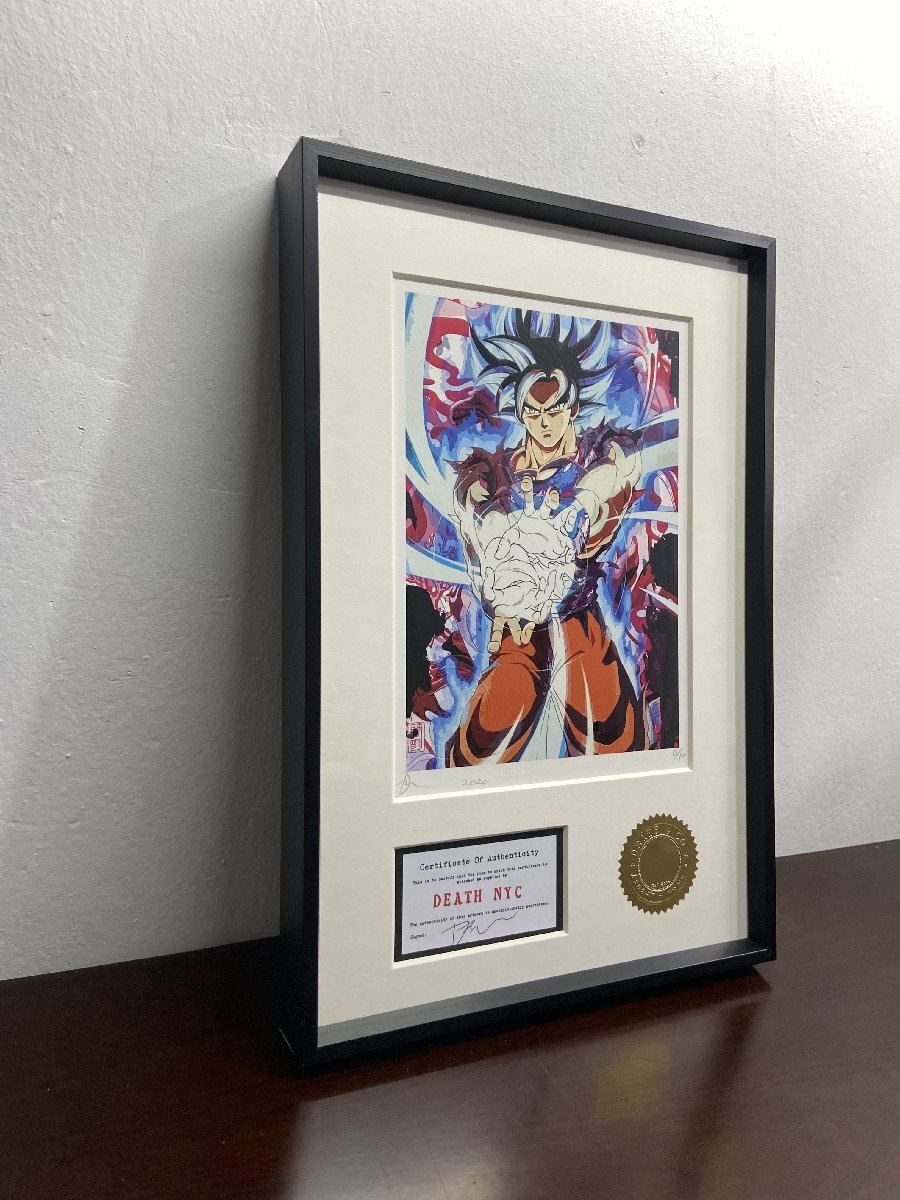 DEATH NYC 額付き 世界限定100枚 アートポスター ドラゴンボール