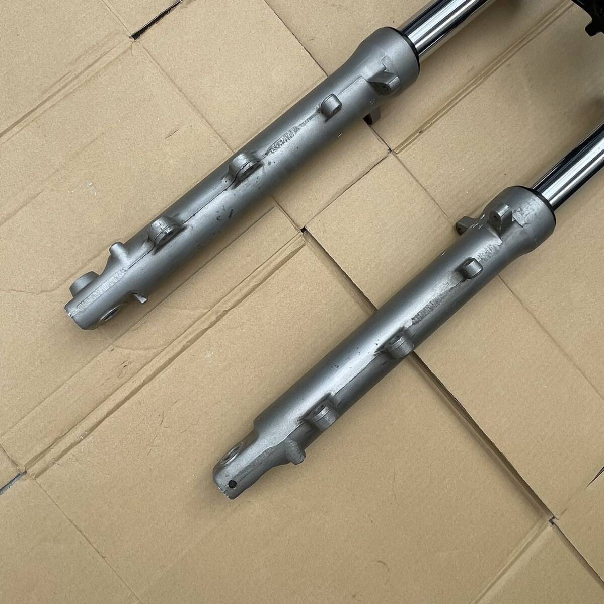 YAMAHA ヤマハ FZR250R 3LN 純正フロントフォーク トップブリッジ・ステム付き RZ250Rダブルディスク化 検）RZ350R RZ 29K 31K RD250 RD350_9