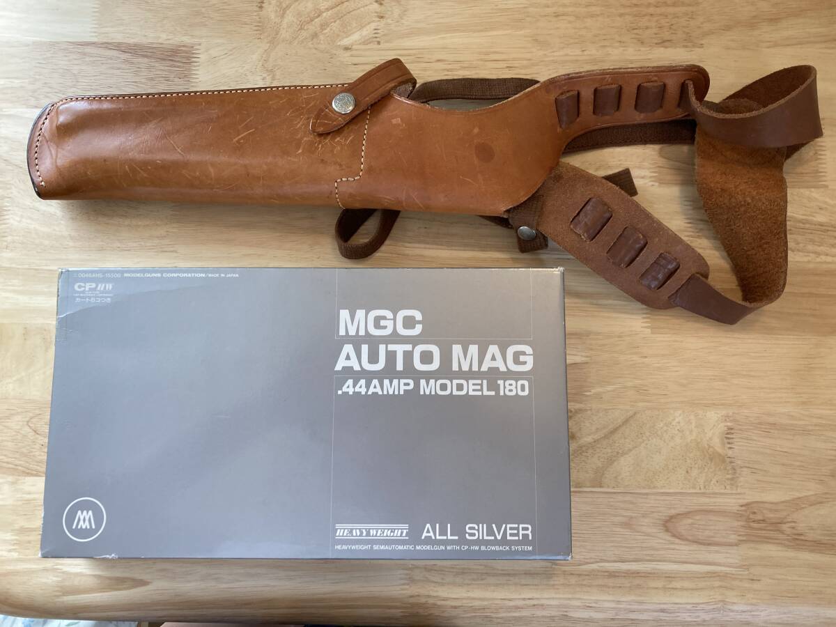 ダーティーハリー　AUTO MAG （44AMP MODEL 180） HEAVY WEIGHT ALL SILVER_1