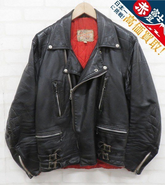 Champion RIVETTS UK レザーライダース ロンジャン リベッツ ビンテージ チャンピオン