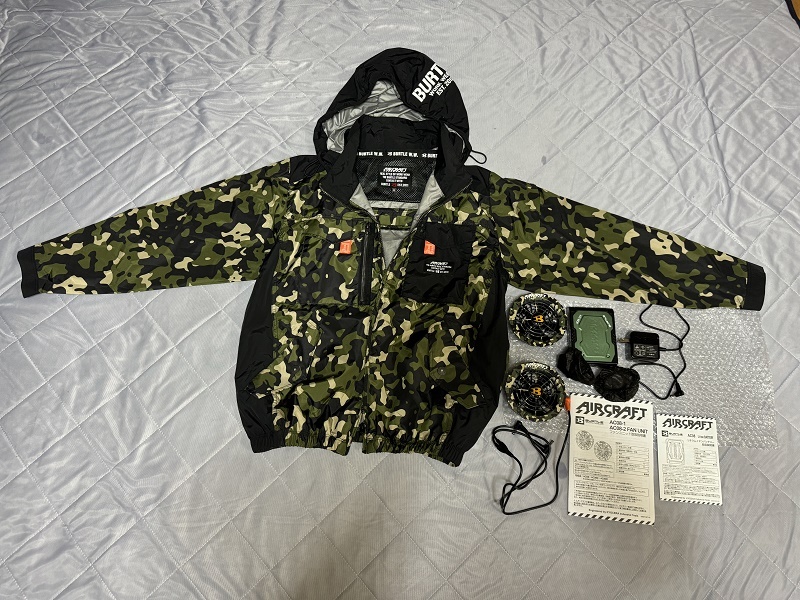 バートル 空調服 サイズ M 2024モデル 22Vバッテリーファン バートル 空調服 サイズ M 2024モデル 22Vバッテリーファン
