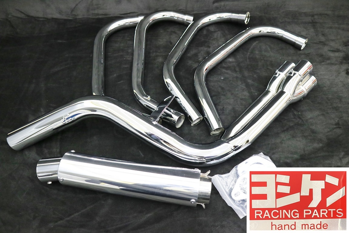 2025，安い ＣＢ４００ＳＦ ６分割 マフラー メッキ / 4-2-1ガニマタNC31フルエキ サイレンサー 付 スチール セール ゼファー400 XJR ZRX(マフラー本体（社外）)｜売買されたオークション情報、yahooの商品情 ホンダ用