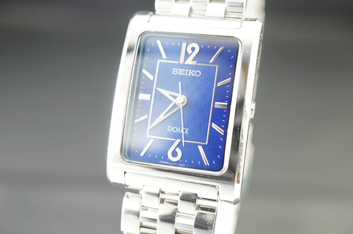 B6/20-Y A73】☆SEIKO/セイコー ドルチェ 4J41-0AC0 メンズ 電池交換