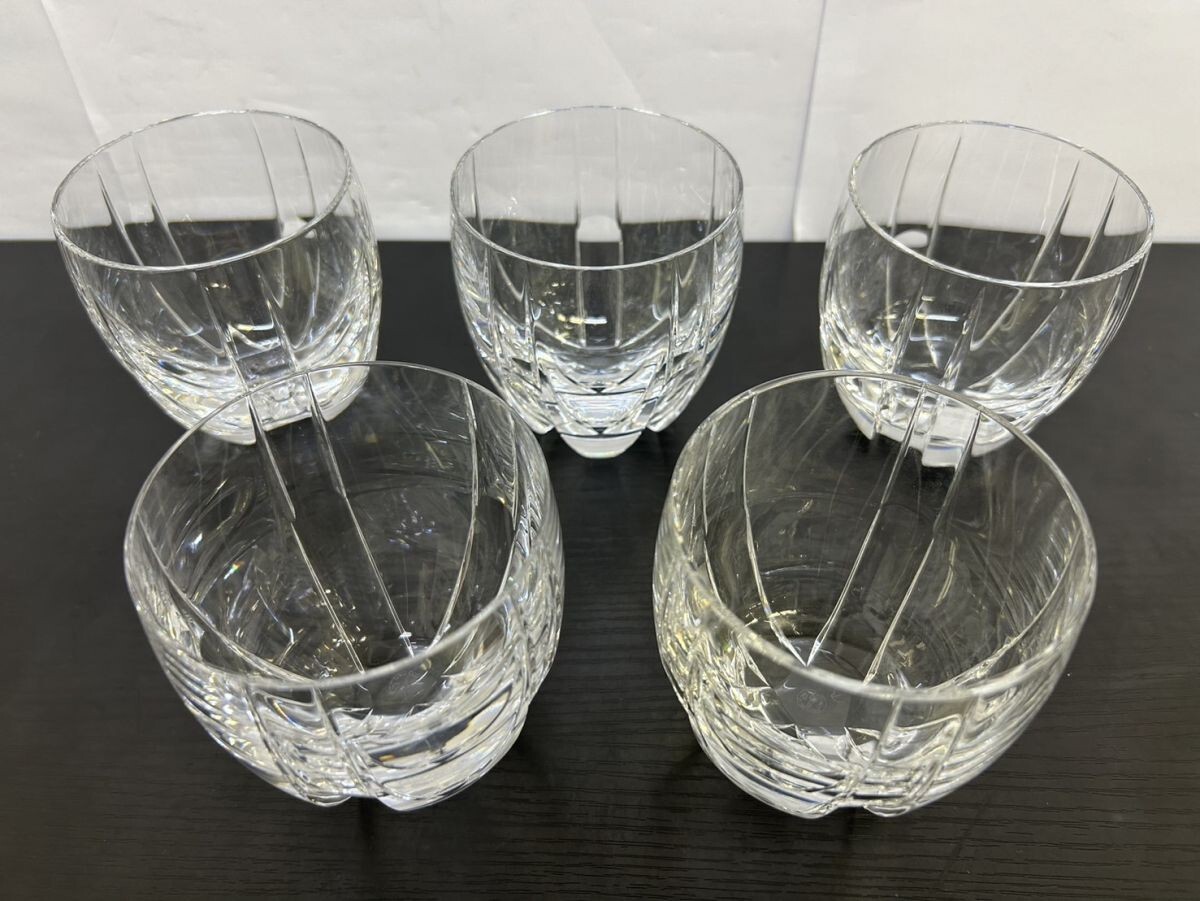 K212-I69-192 Baccarat バカラ Neptune ネプチューン ロックグラス 5点