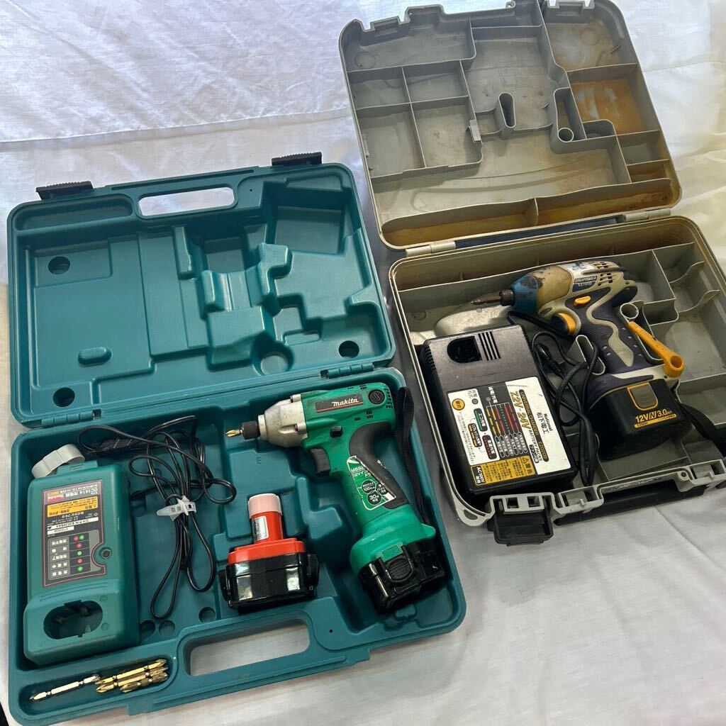 インパクトドライバー 2台まとめて National ナショナル EZ7202 マキタ