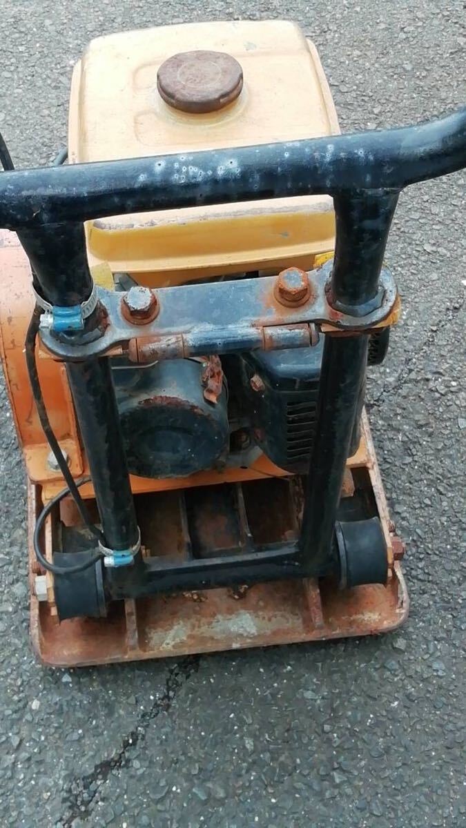 プレートコンパクター 転圧機 ワキタ メイホー MEIHO RM614 動作確認 