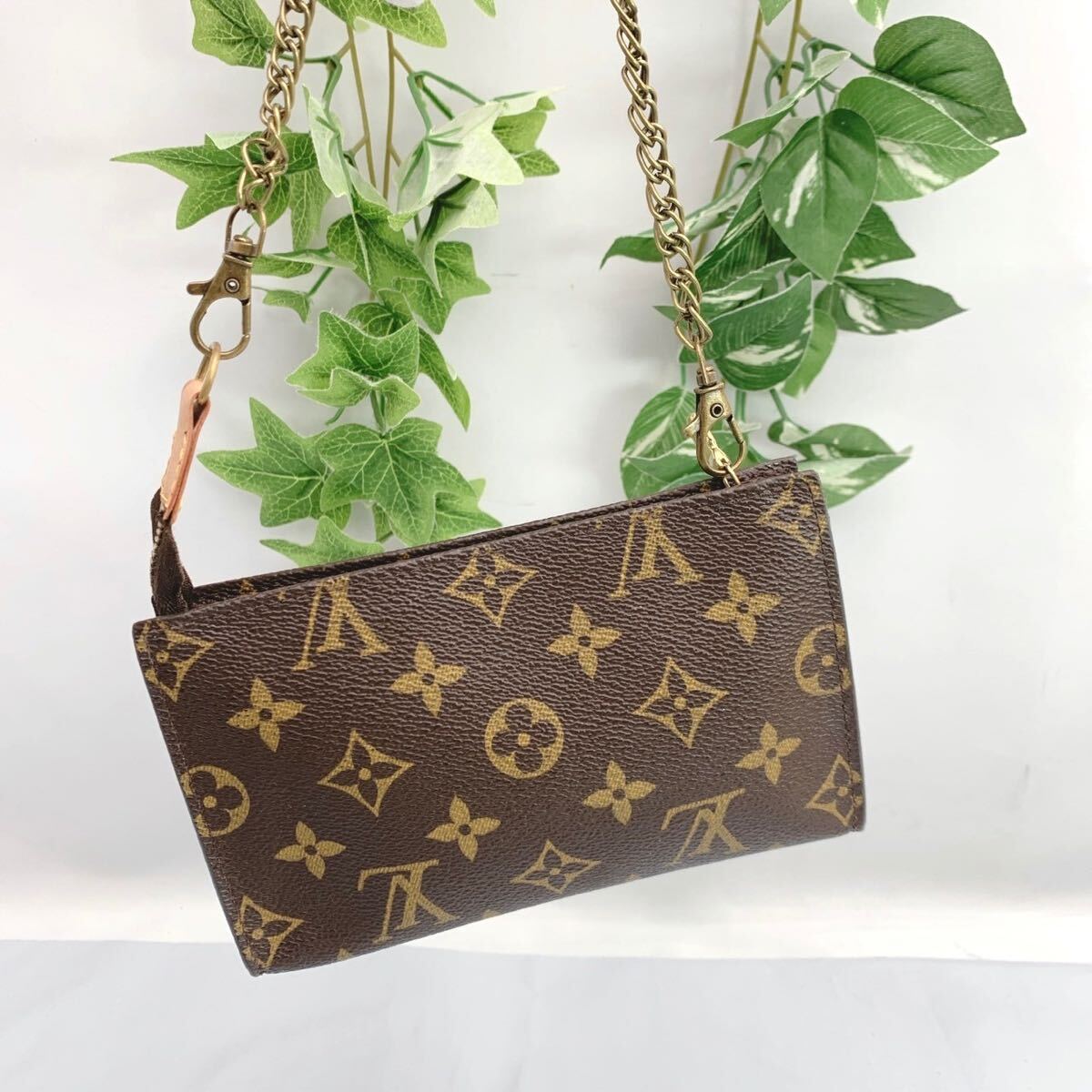 T443 Rvl t443 LOUIS VUITTON ルイヴィトン モノグラム ポーチ ショルダー バケット付属ポーチ ポシェット 正規品(ポーチ)|売買され ...