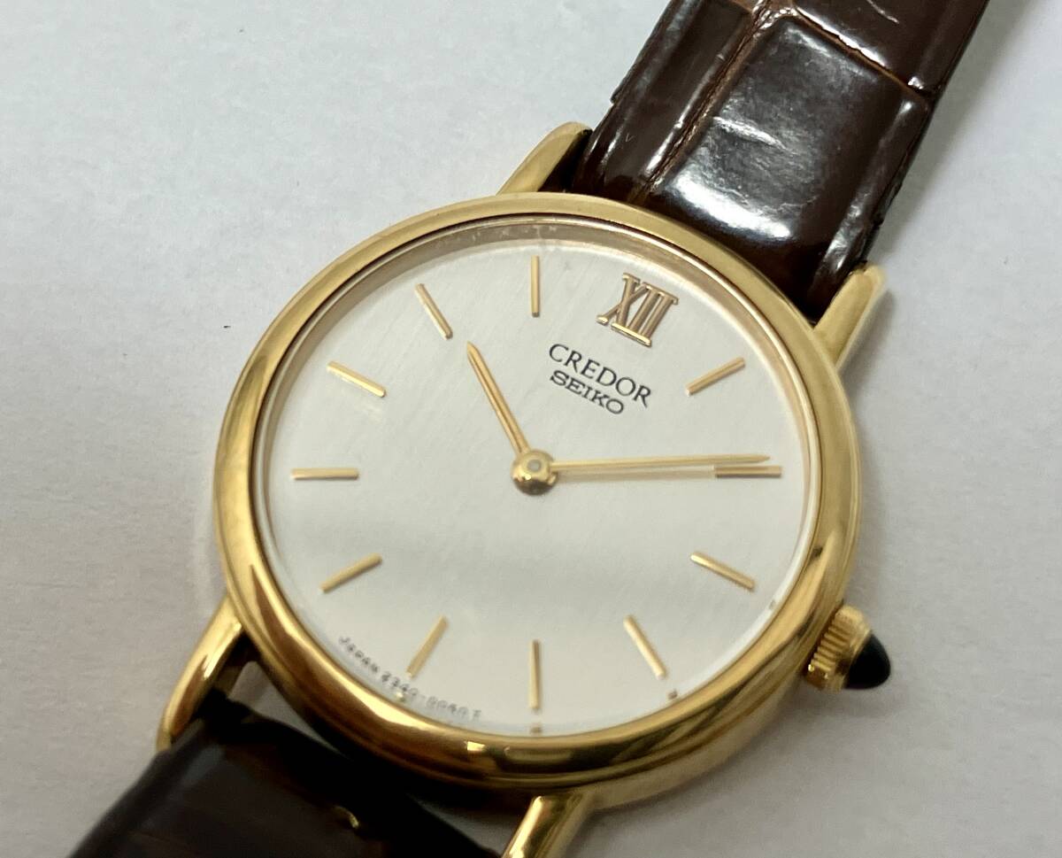 ジャンクセイコークレドールクオーツ腕時計Seiko Credor ジャンク SEIKO CREDOR 2340-0030 レディース クォーツ 18K刻印有