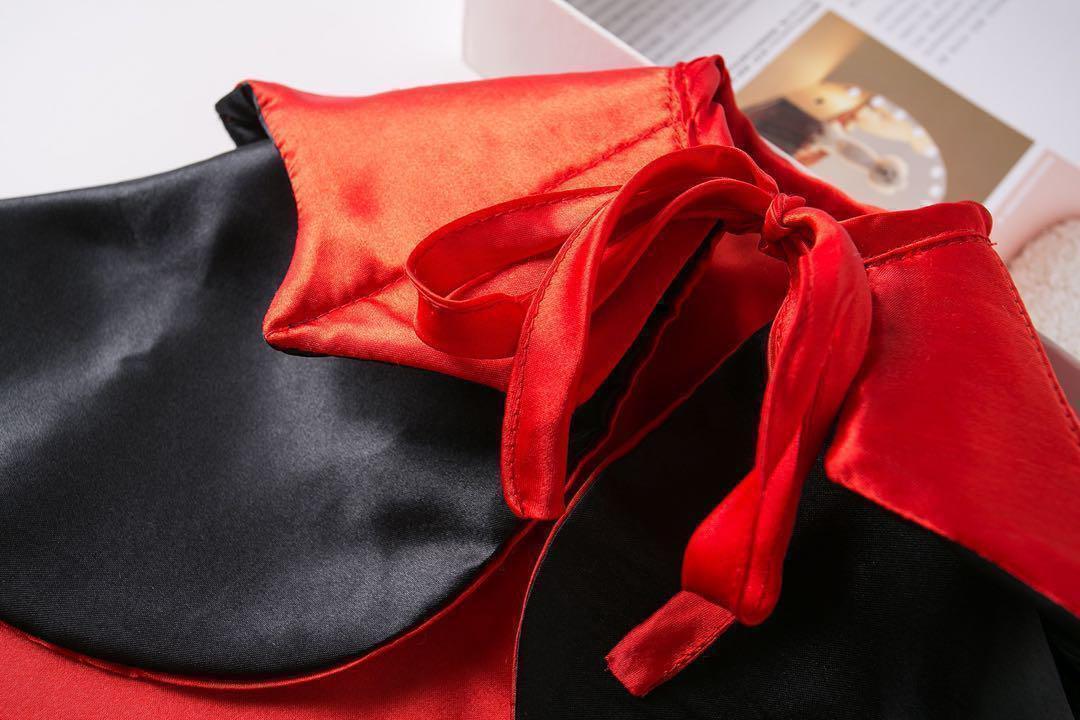 大人気ハロウィン 犬 猫 コスプレ マント ペット ドラキュラ 可愛い 赤_7