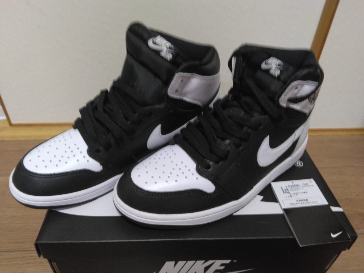 エア ジョーダン1 NIKE AIR JORDAN 1 RETRO HIGH OG BLACK/WHITE-WHITE 