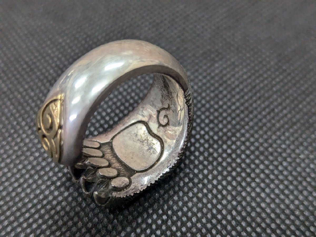 長○M173/【Artjewelry Ague 下倉洋之 キムン カムイ シルバー 熊の手