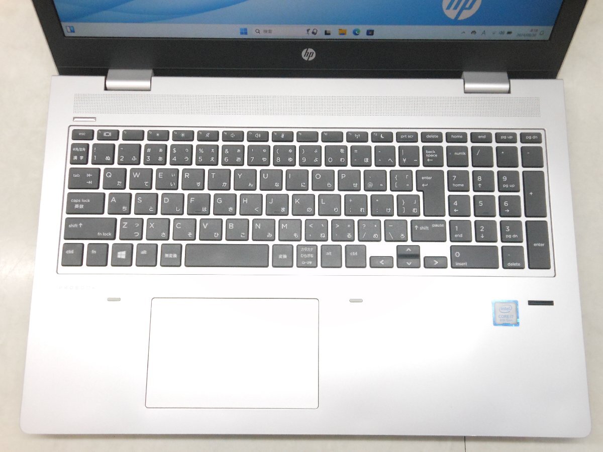 ☆1円☆第8世代☆HP☆ProBook 650G4☆Core i7 1.80GHz/16GB/SSD256GB/高解像度/Sマルチ/無線/Bluetooth/カメラ/Office/Win11 DtoD領域☆_2