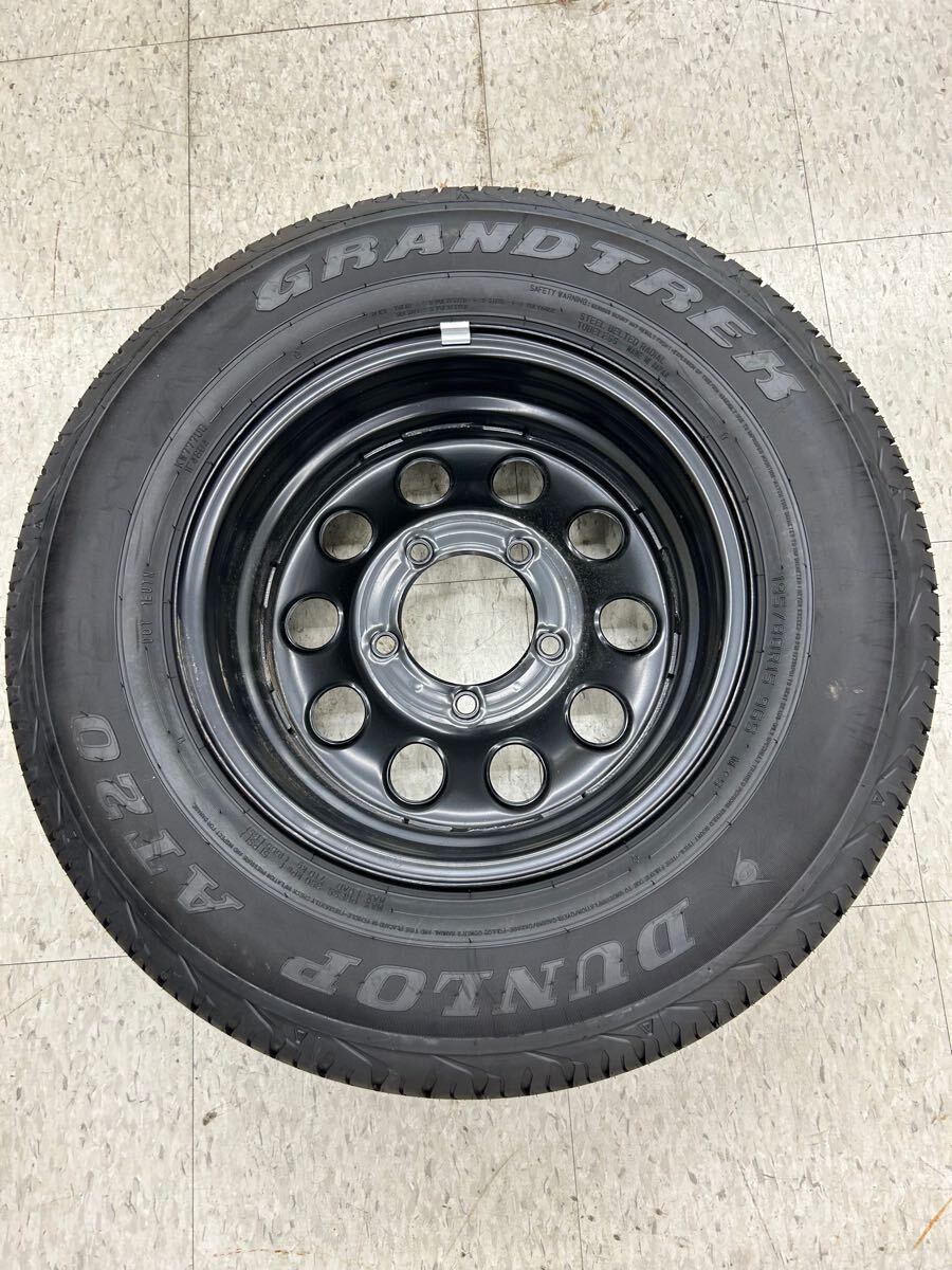 8-10-9-8 ジムニー純正アルミホイールタイヤ195/80R15 96s 23年4月製造