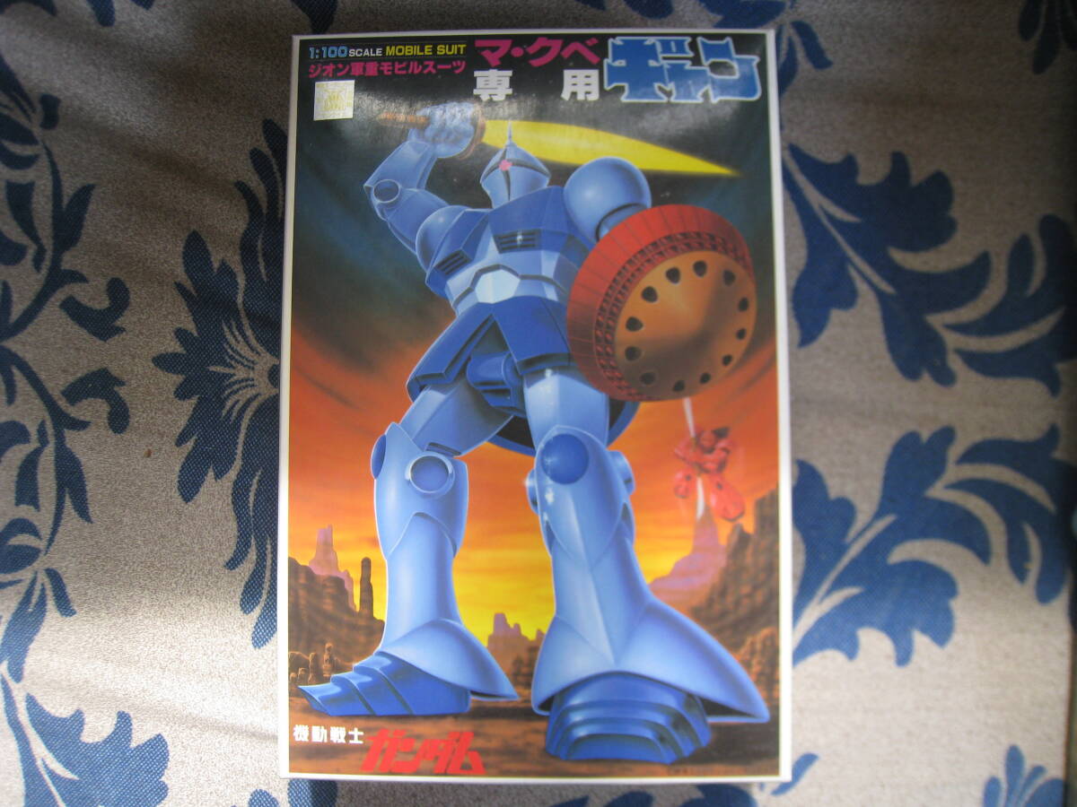 旧キット!!BANDAI1/100マ・クベ専用ギャン!!1994年3月製!!未
