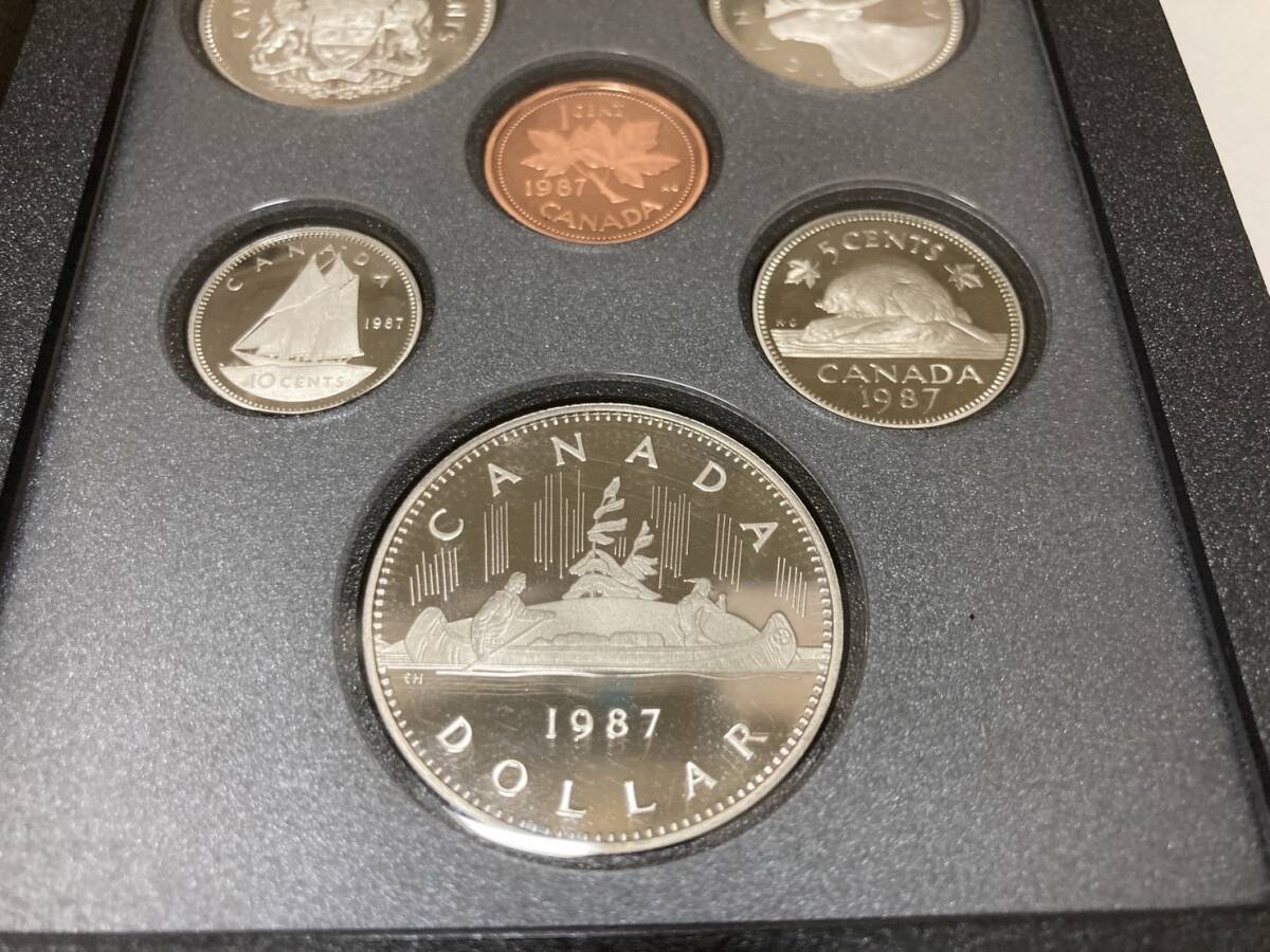 26997☆ロイヤルカナディアンミントセット カナダ コイン 銀貨 1987年