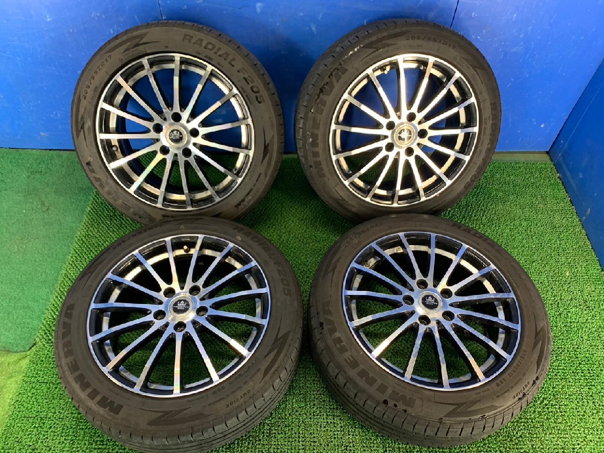 【限定SALE，定番】 17インチ 205/55ZR/17 夏タイヤ 7.0J 5h PCD114.3 オフセット+53 23年製造 7部山 Y/11466(ラジアルタイヤ)｜売買されたオークション情報、yahooの商品情報をアーカイブ公開 - オークファン 5穴