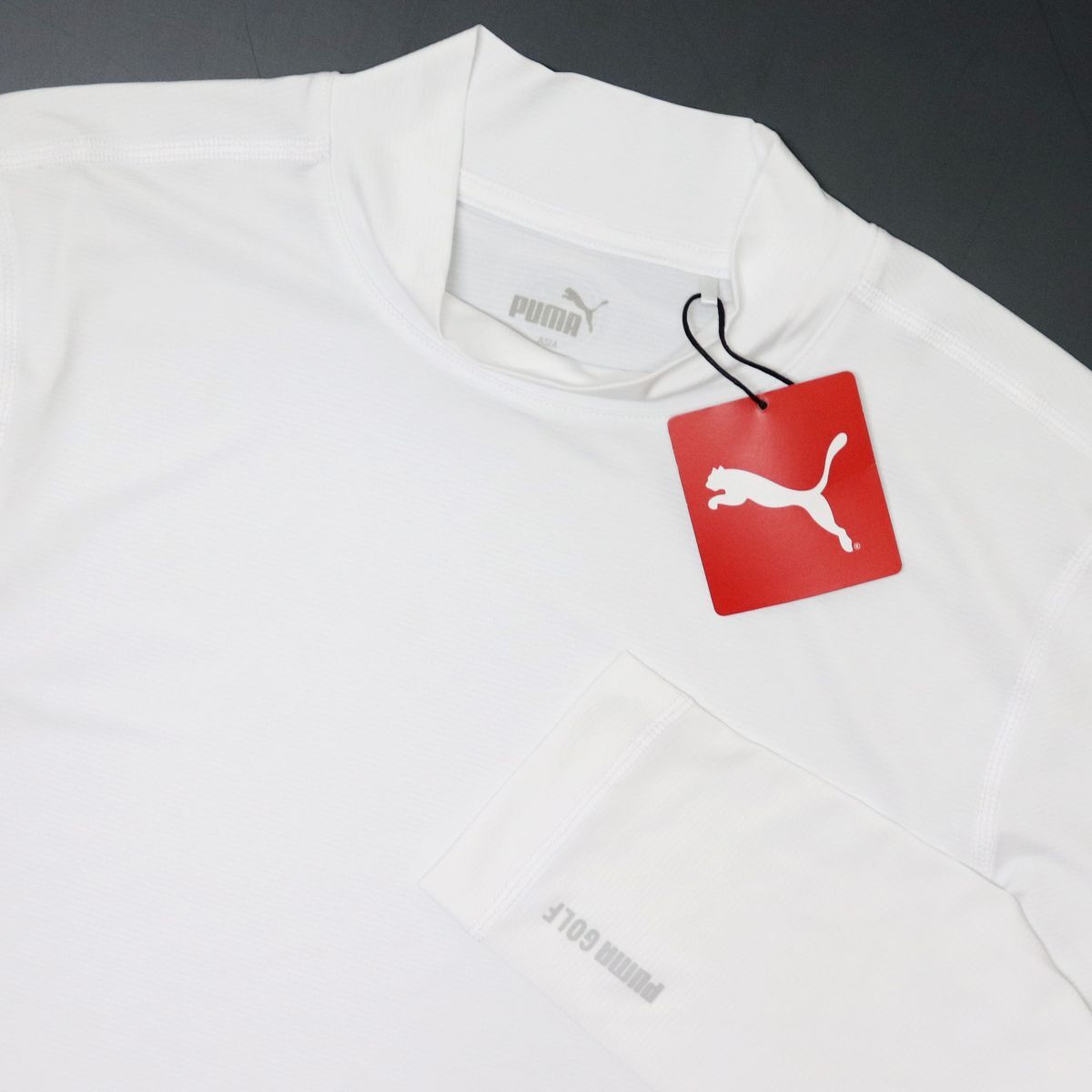 ●送料390円可能商品 プーマ ゴルフ PUMA GOLF 新品 メンズ 吸水速乾 長袖 ベースレイヤー シャツ 白 Lサイズ [623185021N-L] 三 弐★QWER_1