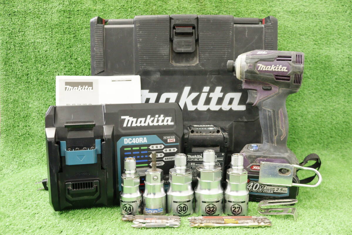 限定セール，人気SALE makita マキタ 充電式インパクトドライバ TD001G バッテリー &times;2個 充電器 ソケット ケースセット 3K767(本体)｜売買されたオークション情報、yahooの商品情報をアーカイブ公開 - オークファン インパクトドライバ