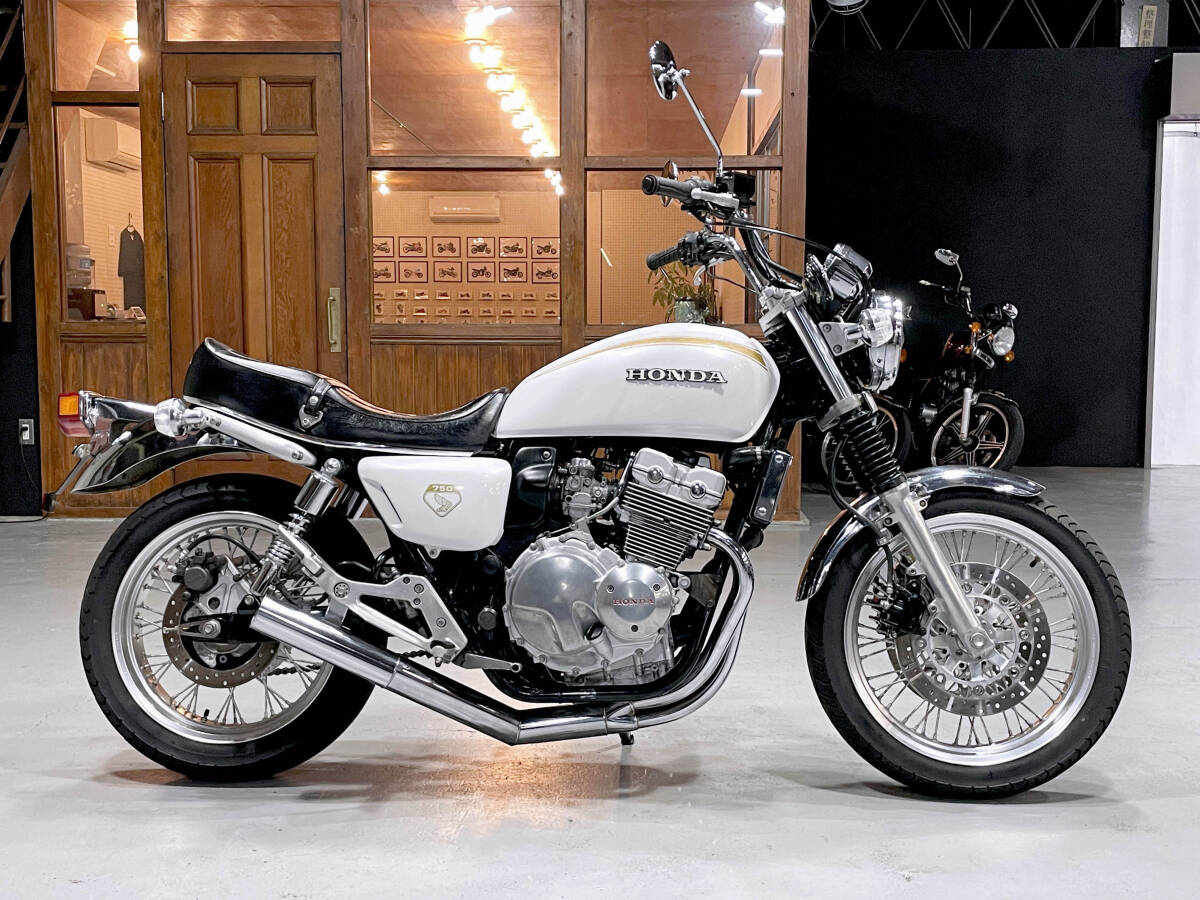 ふーページ ☆厳選特価☆ CB400FOUR NC36 ☆動画☆ 社外メッキショート管マフラー