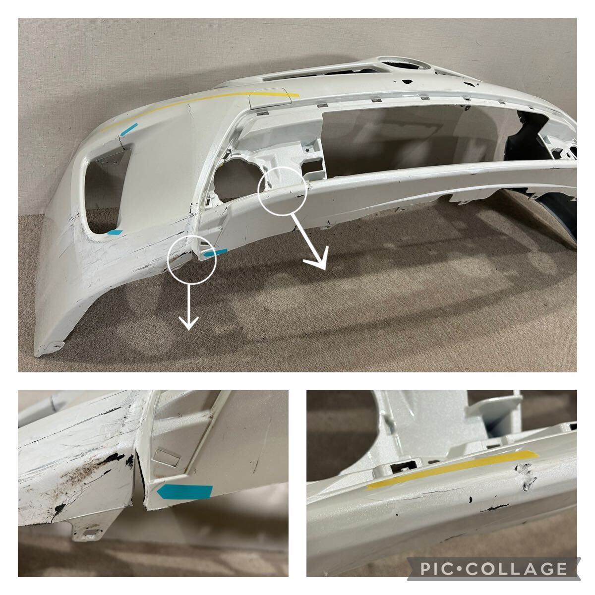ZVW30 後期 プリウス 純正 フロントバンパー (070 ホワイトパール