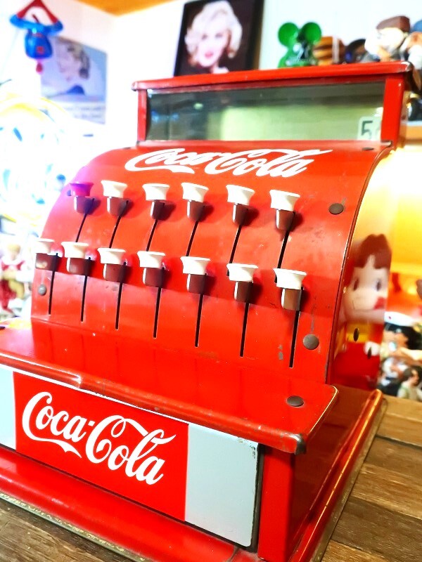 当時物☆コカコーラ 本物 50s ビンテージ トイレジスター レトロ