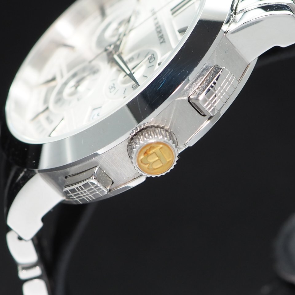 BURBERRY バーバリー シティー BU1372 SS QZ シルバー系文字盤 デイト