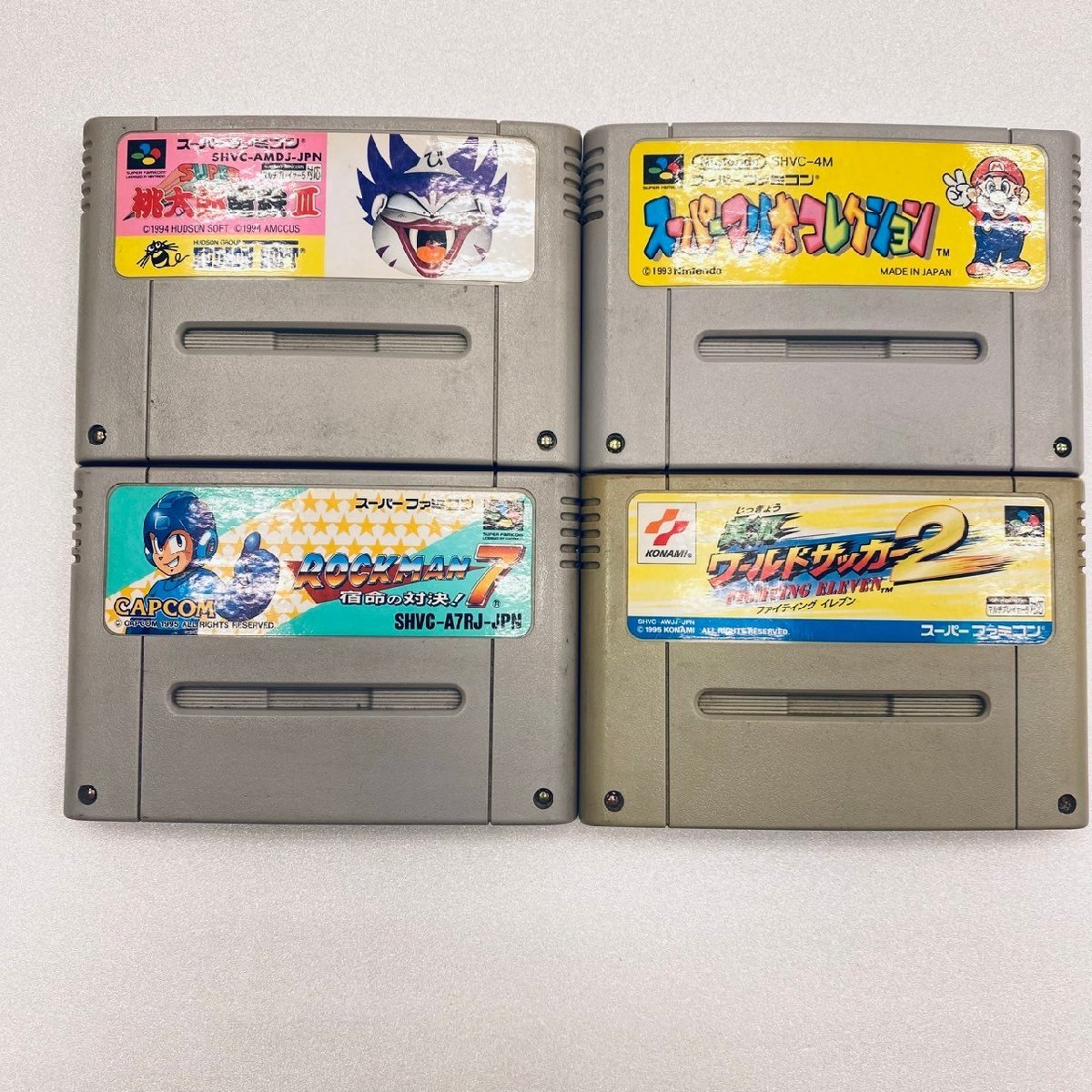 TJ1821】【1円～】 スーパーファミコン カセット おまとめ 22本 通電