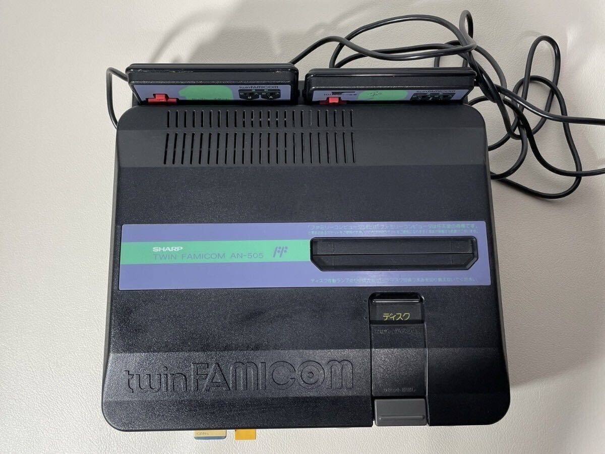 SHARP シャープ ツインファミコン ゲーム機 AN-505-BK 取扱説明書 箱